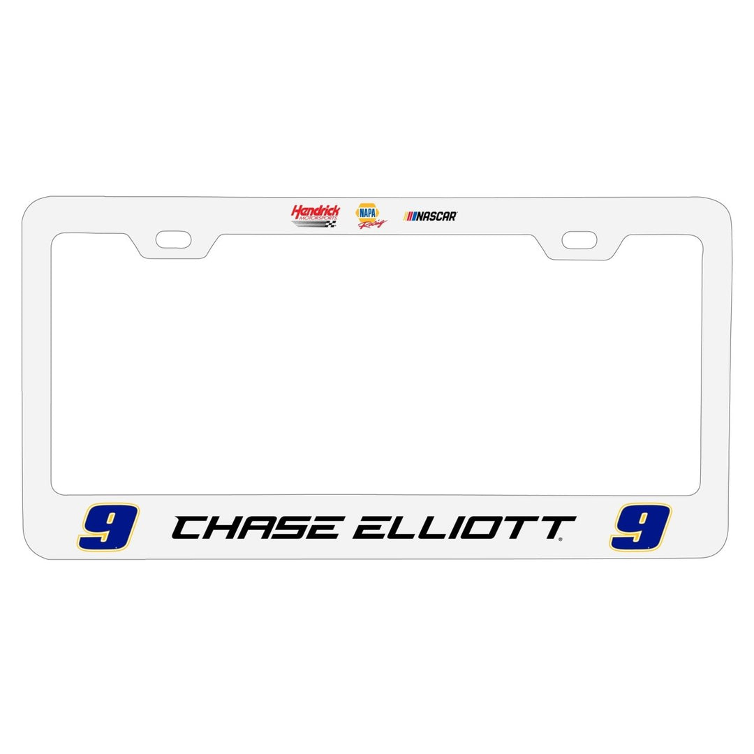 9 Chase Elliott Officially Licensed Metal License Plate Frame Image 1