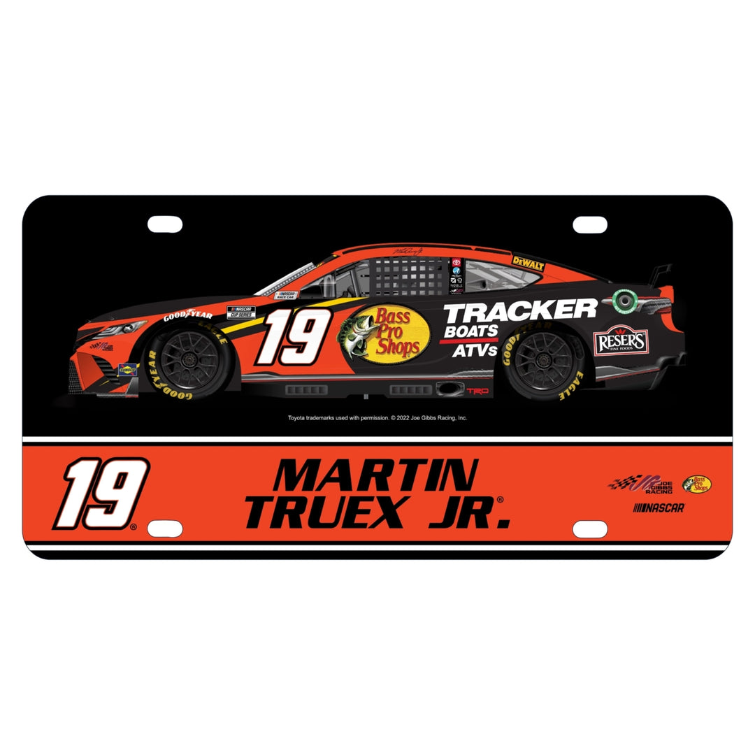 19 Martin Truex Jr. Officially Licensed NASCAR License Plate Image 1