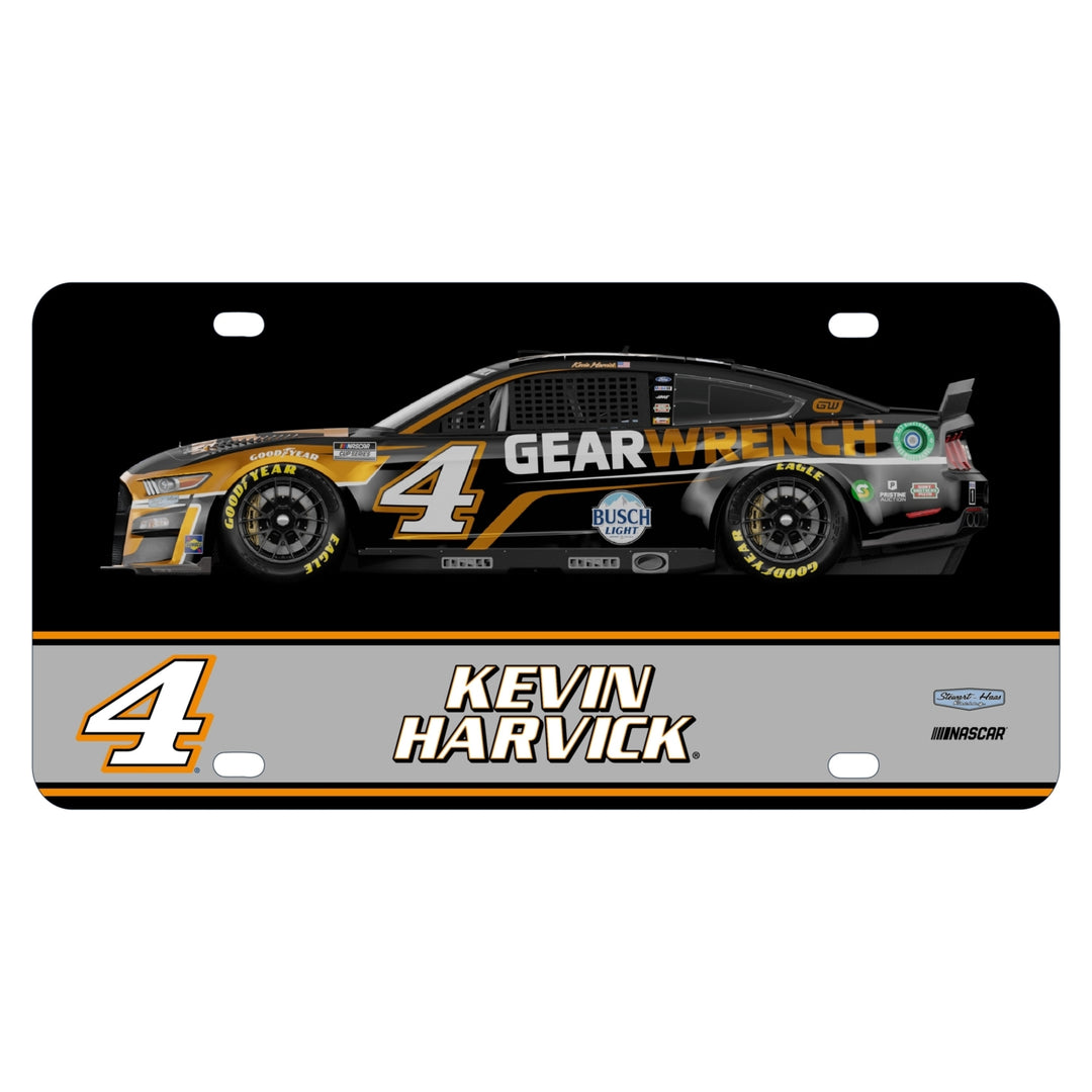 4 Kevin Harvick Officially Licensed NASCAR License Plate Image 1