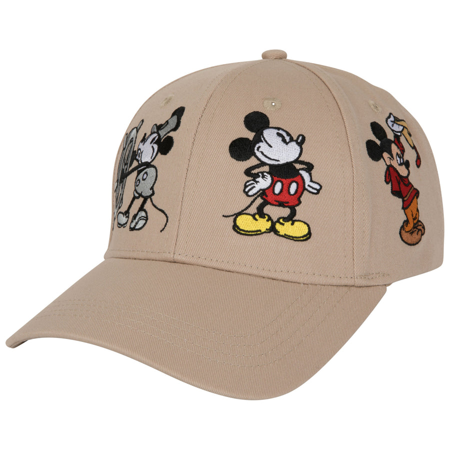 Disney Mickey Mouse Through The Years Baseball Cap Image 1