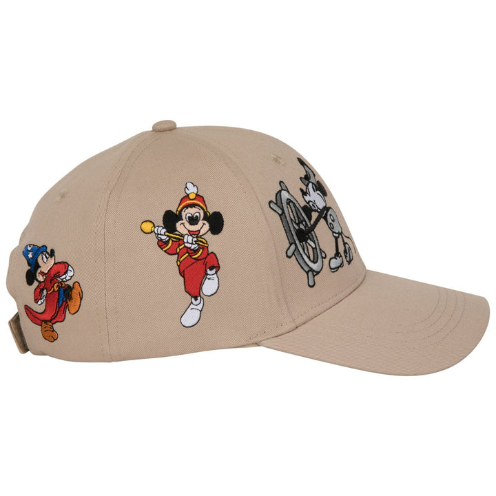 Disney Mickey Mouse Through The Years Baseball Cap Image 4