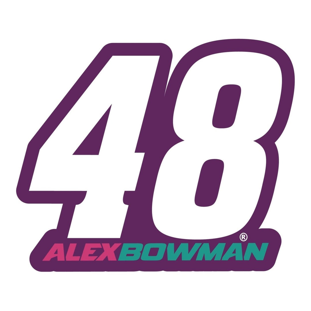 48 Alex Bowman 4-Inch Number Laser Cut Decal Image 1