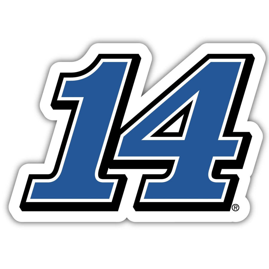 #14 Chase Briscoe  4-Inch Number Laser Cut Decal Image 1