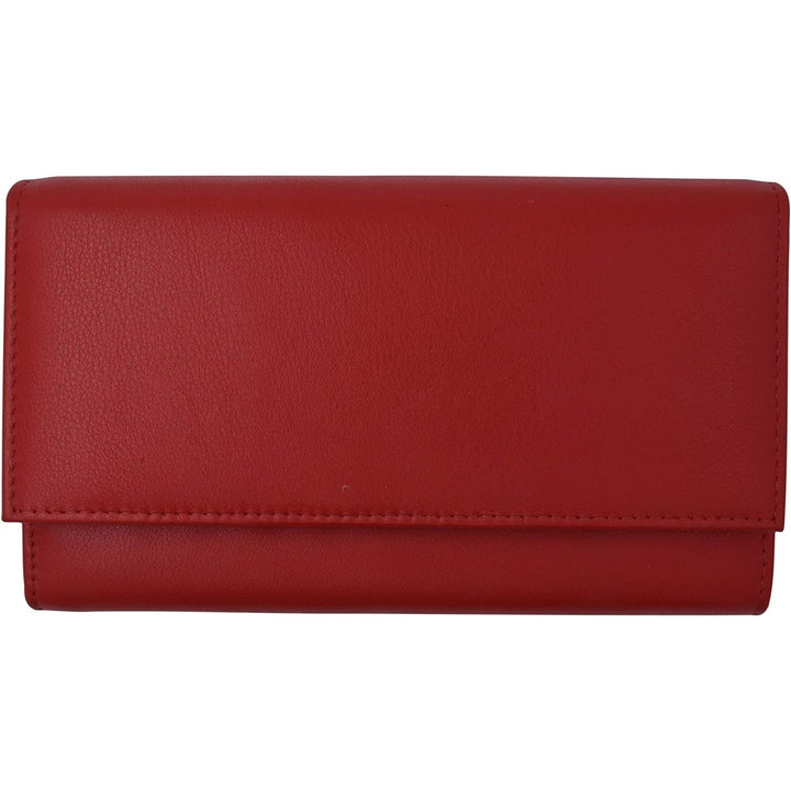 Swiss Marshall Women RFID Blocking Real Leather Wallet - Clutch Checkbook Wallet for Women Image 10
