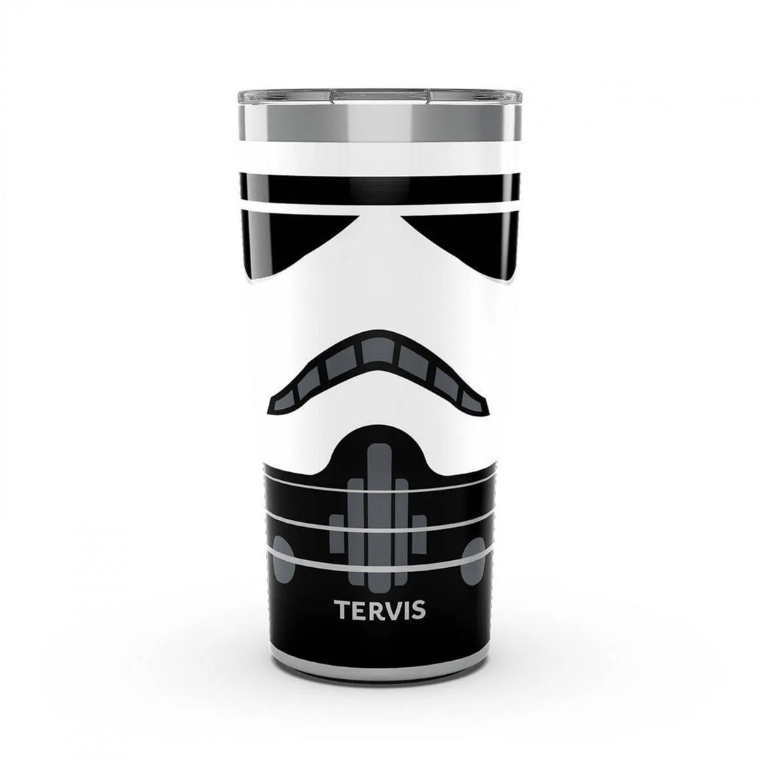 Star Wars Stormtrooper Helmet Detail 20 Oz Stainless Steel Tervis Mug Image 1