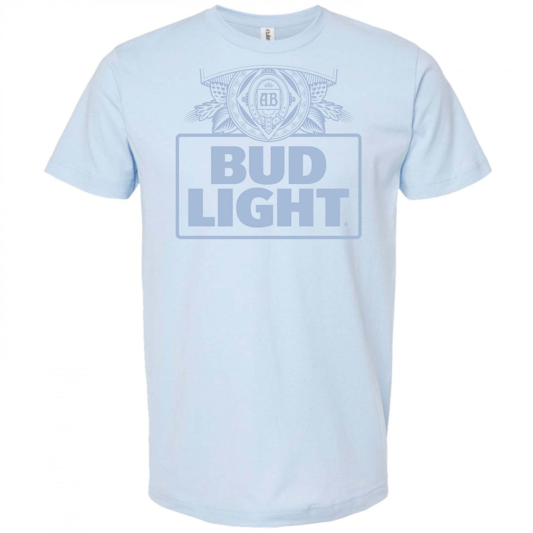 Bud Light Faint Logo Blue Colorway T-Shirt Image 1