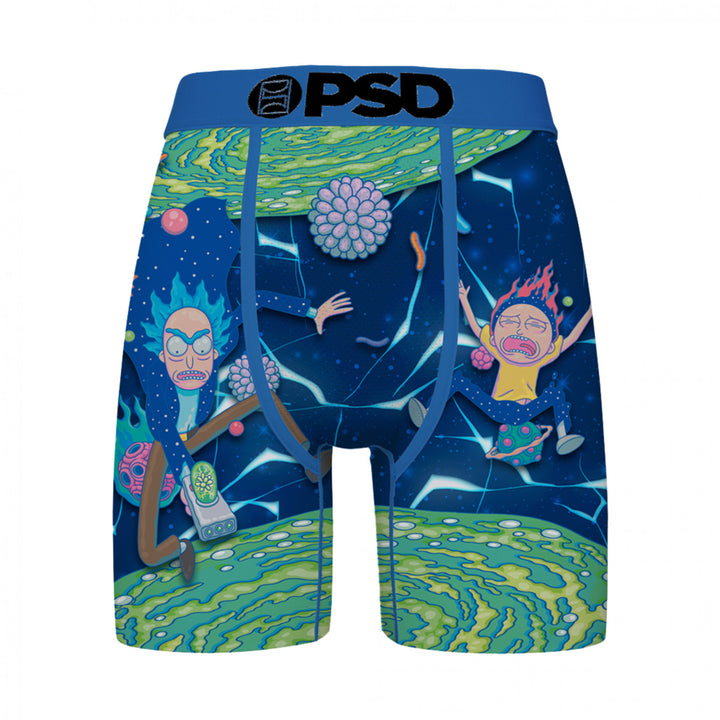 Rick And Morty Pastel Warp PSD Boxer Briefs Image 1