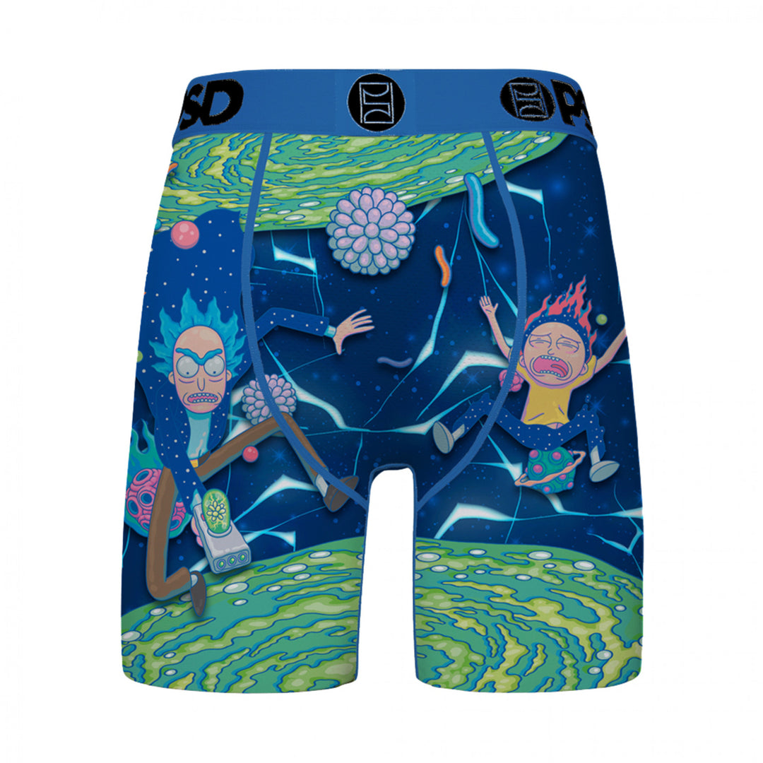 Rick And Morty Pastel Warp PSD Boxer Briefs Image 2