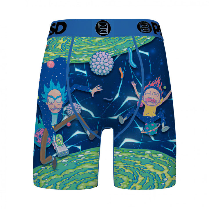 Rick And Morty Pastel Warp PSD Boxer Briefs Image 2