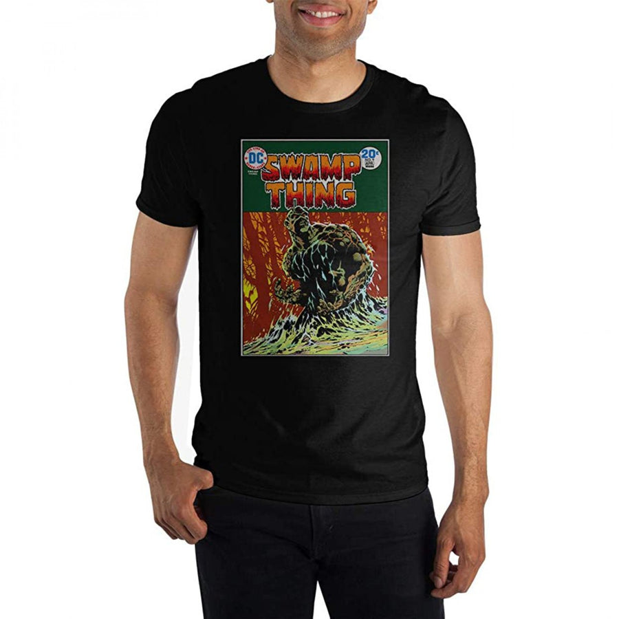 DC Comics The Swamp Thing Classic Issue 9 1974 Comic Cover T-Shirt Image 1