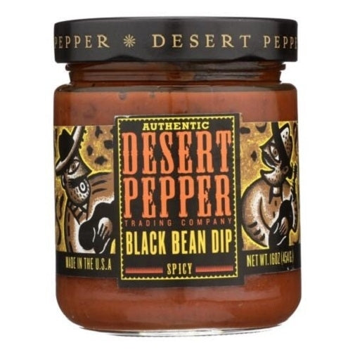 Desert Pepper Trading Co. Black Bean Dip Spicy Image 1