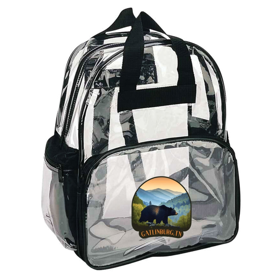 Gatlinburg Tennessee Souvenir Clear View Backpack Image 1