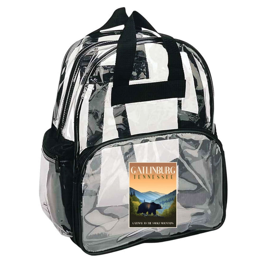 Gatlinburg Tennessee Souvenir Clear View Backpack Image 2