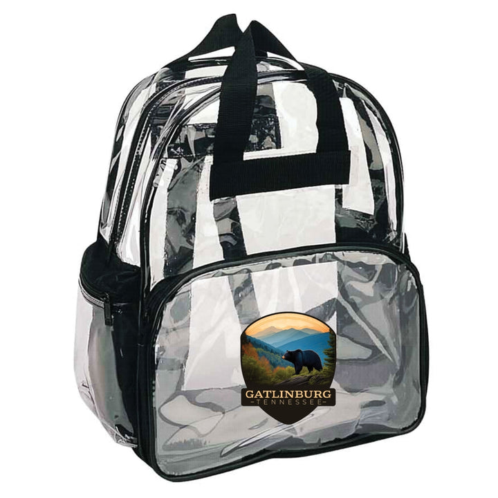 Gatlinburg Tennessee Souvenir Clear View Backpack Image 3