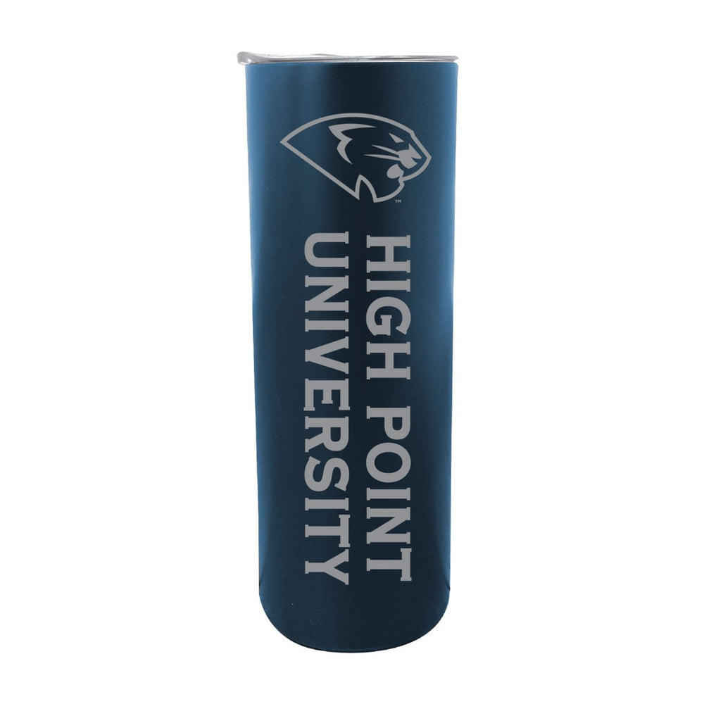 High Point University NCAA Laser-Engraved Tumbler - 16oz Stainless Steel Insulated Mug Image 2