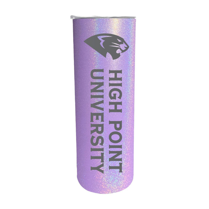 High Point University NCAA Laser-Engraved Tumbler - 16oz Stainless Steel Insulated Mug Image 4