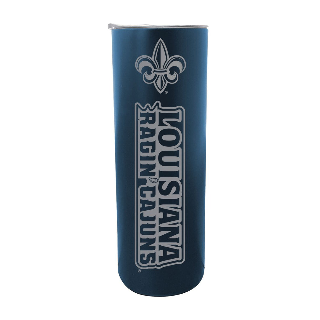 Louisiana at Lafayette NCAA Laser-Engraved Tumbler - 16oz Stainless Steel Insulated Mug Image 1