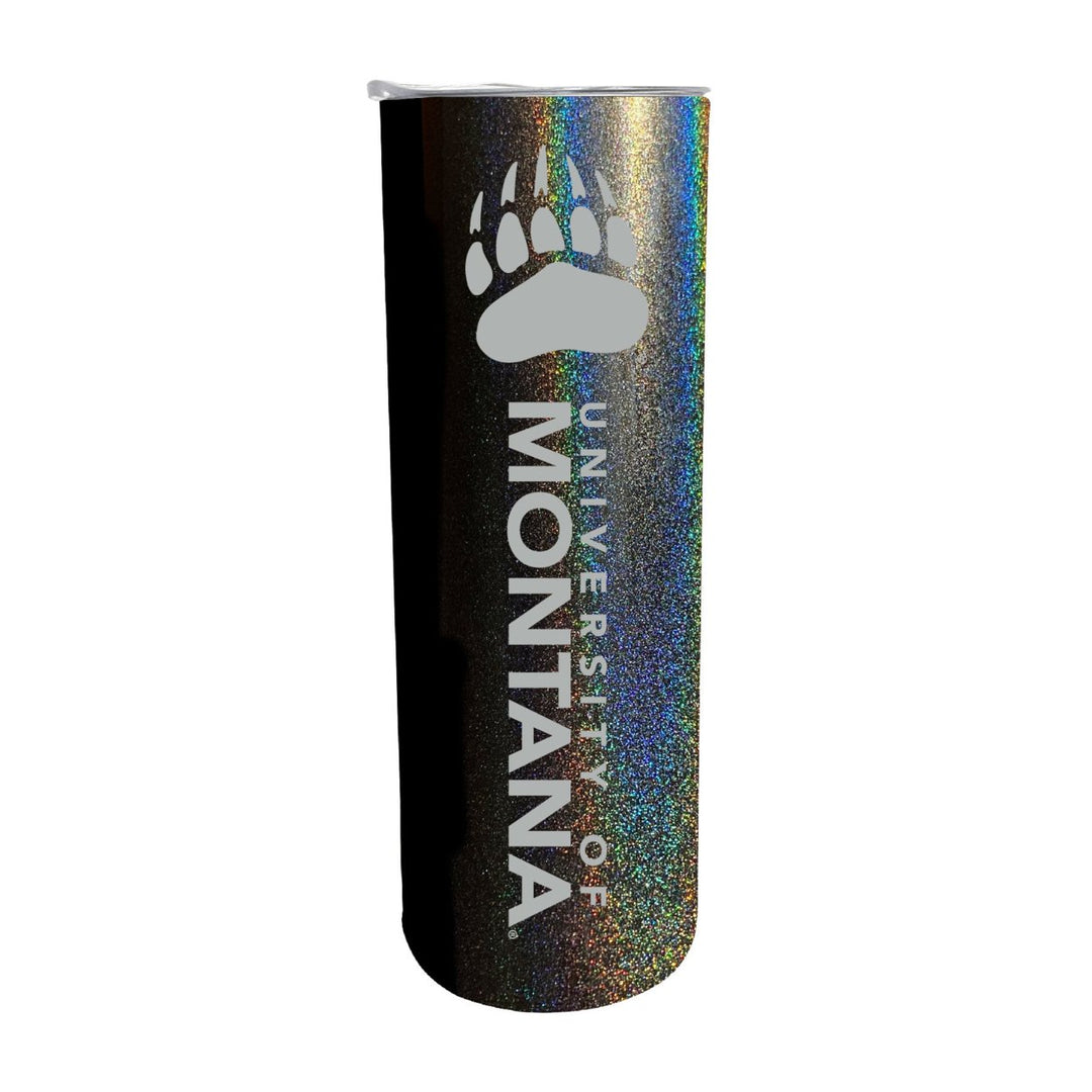 Montana University NCAA Laser-Engraved Tumbler - 16oz Stainless Steel Insulated Mug Image 1