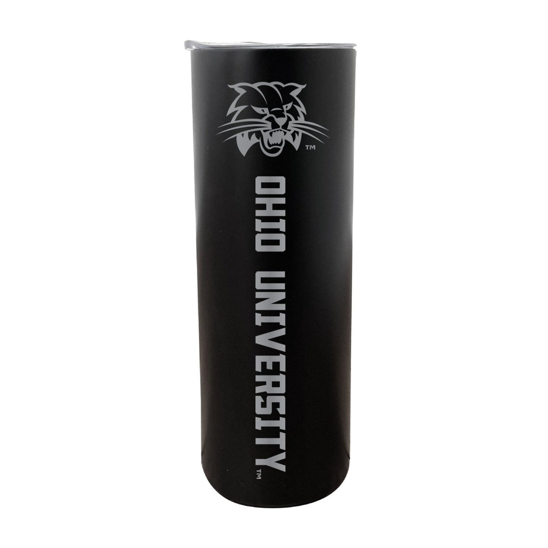 Ohio University NCAA Laser-Engraved Tumbler - 16oz Stainless Steel Insulated Mug Image 1