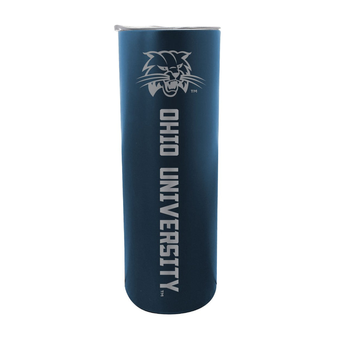 Ohio University NCAA Laser-Engraved Tumbler - 16oz Stainless Steel Insulated Mug Image 2