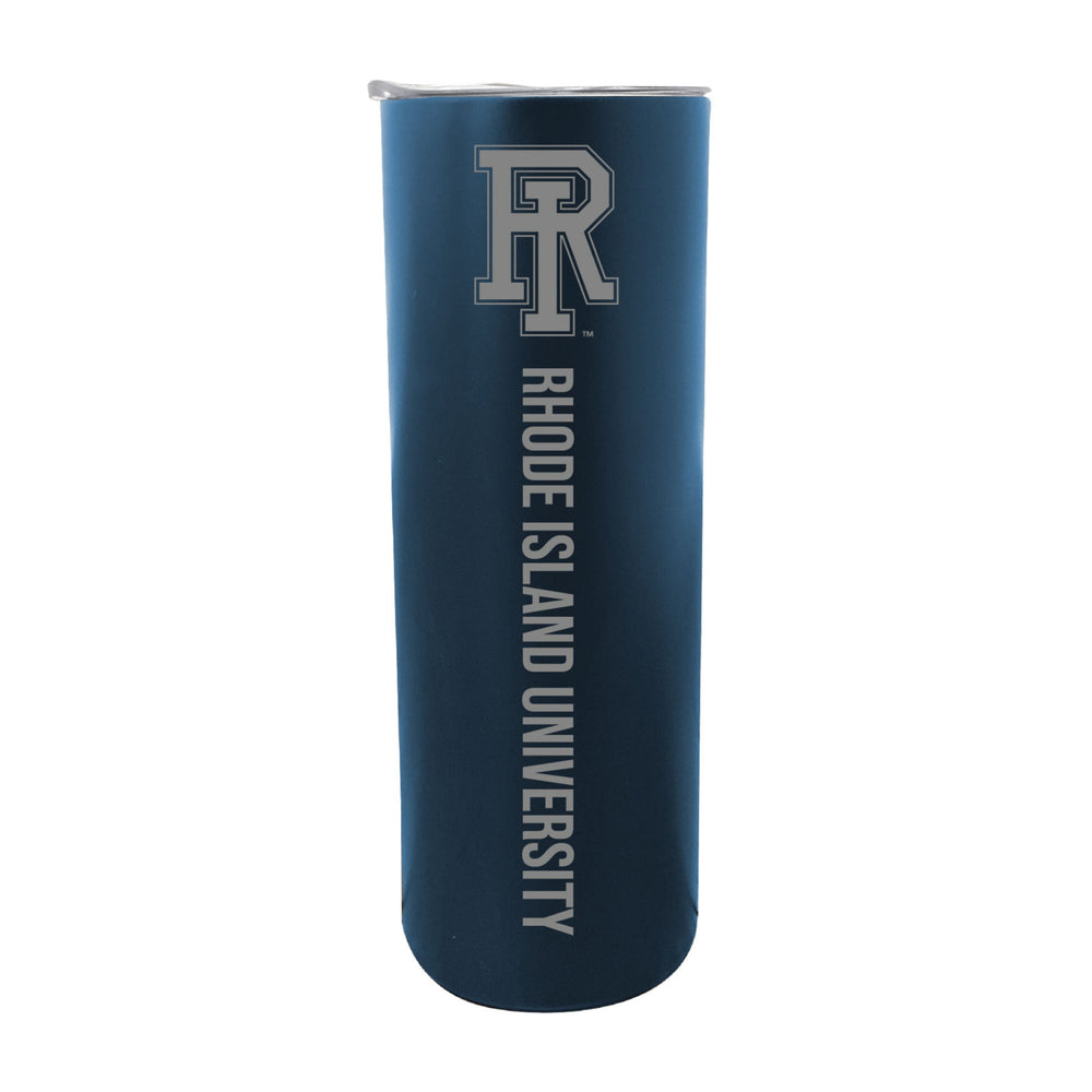 Rhode Island University NCAA Laser-Engraved Tumbler - 16oz Stainless Steel Insulated Mug Image 2