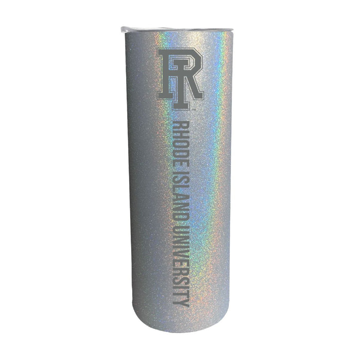 Rhode Island University NCAA Laser-Engraved Tumbler - 16oz Stainless Steel Insulated Mug Image 4