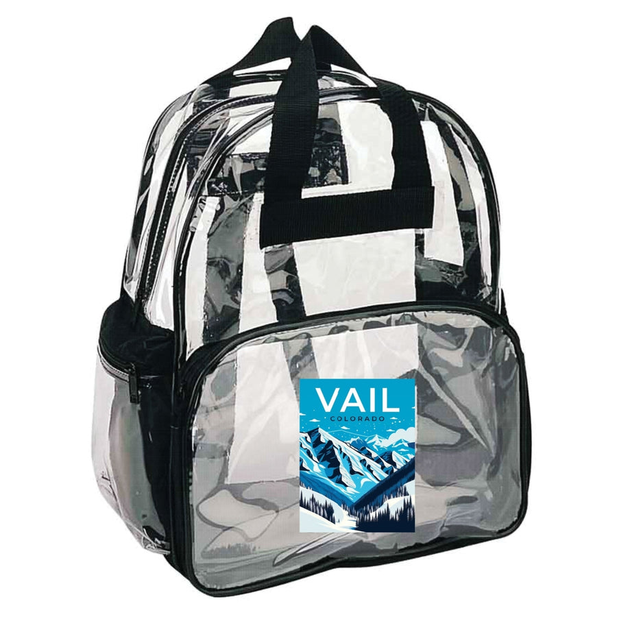 Vail Colorado Souvenir Clear View Backpack Image 1