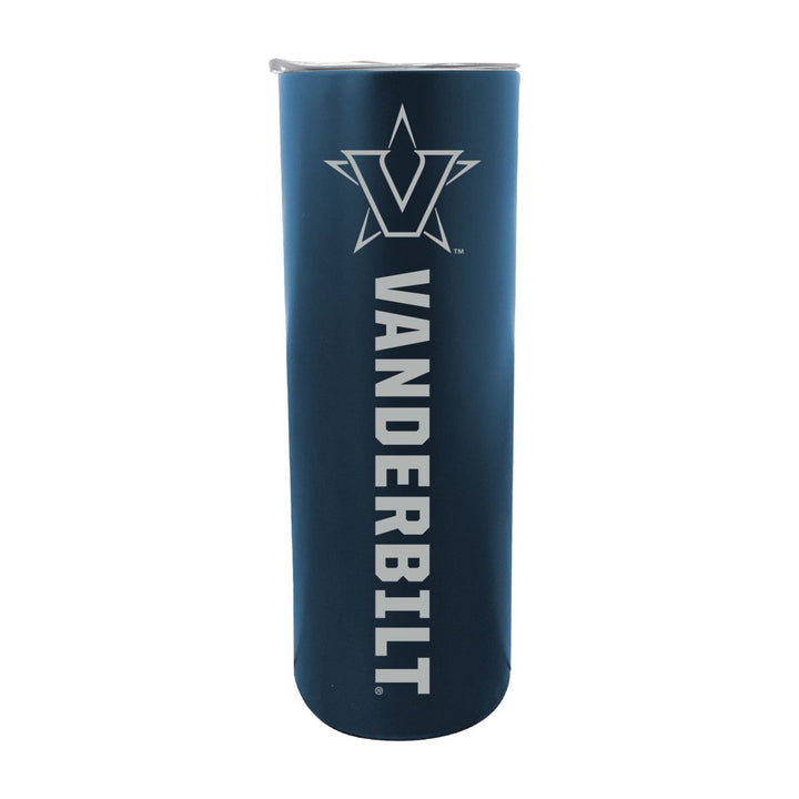 Vanderbilt University NCAA Laser-Engraved Tumbler - 16oz Stainless Steel Insulated Mug Image 2