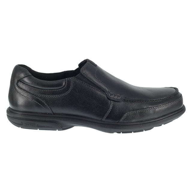 FLORSHEIM WORK Mens Loedin Steel Toe Slip On Work Shoe Black - FE2020 BLACK Image 2