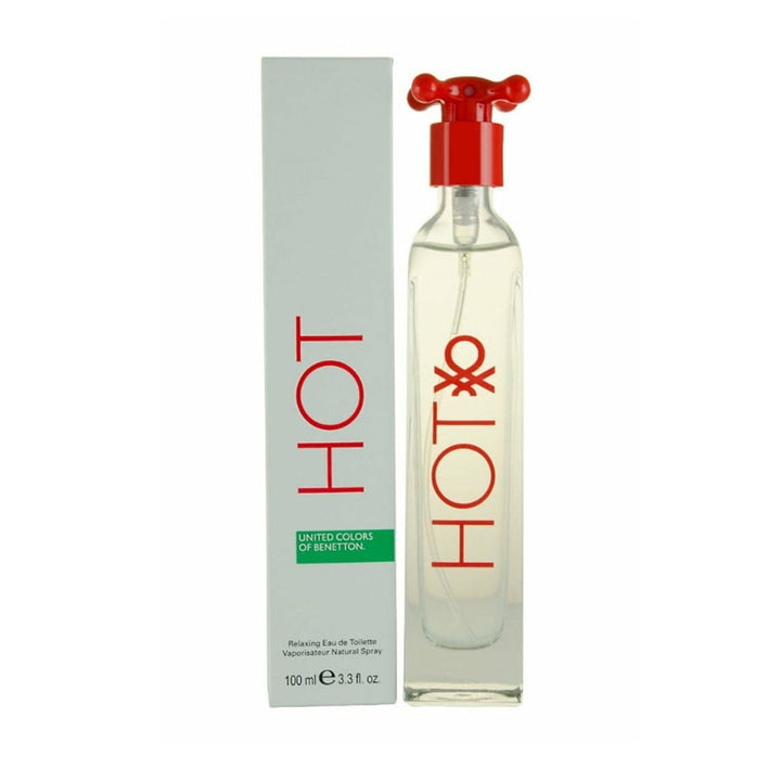 Benetton Hot EDT 100ml Spray Feminine Fragrance Citrus Floral Scented Perfume Image 3