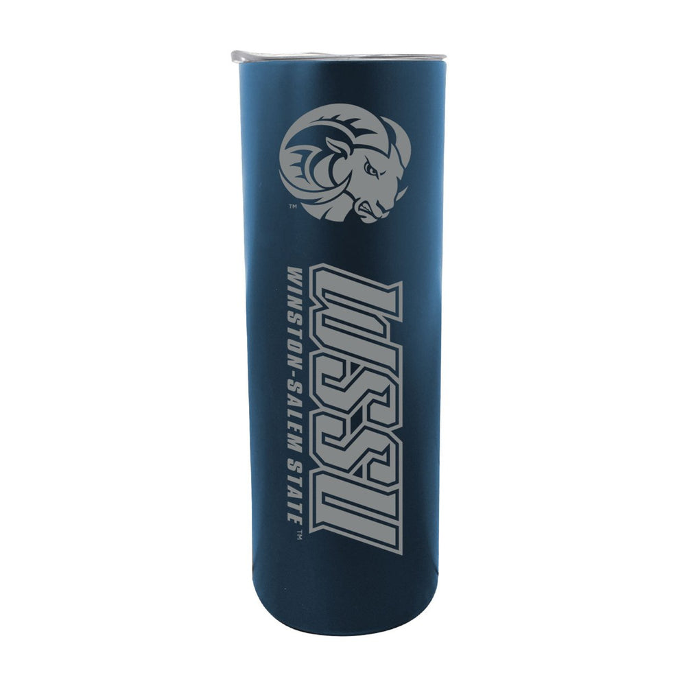 Winston-Salem State NCAA Laser-Engraved Tumbler - 16oz Stainless Steel Insulated Mug Image 2