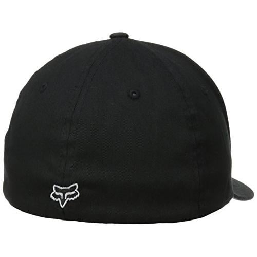 Fox Racing mens Flex 45 Flexfit Hat BLK/WHT Image 2