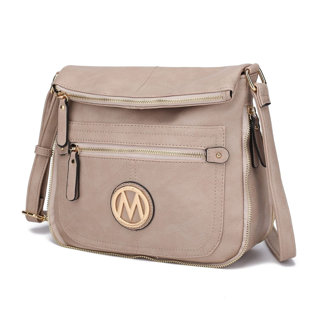 MKF Collection Luciana Crossbody Bag Multi-Functional Shoulder Bag Handbag by Mia K. Image 4