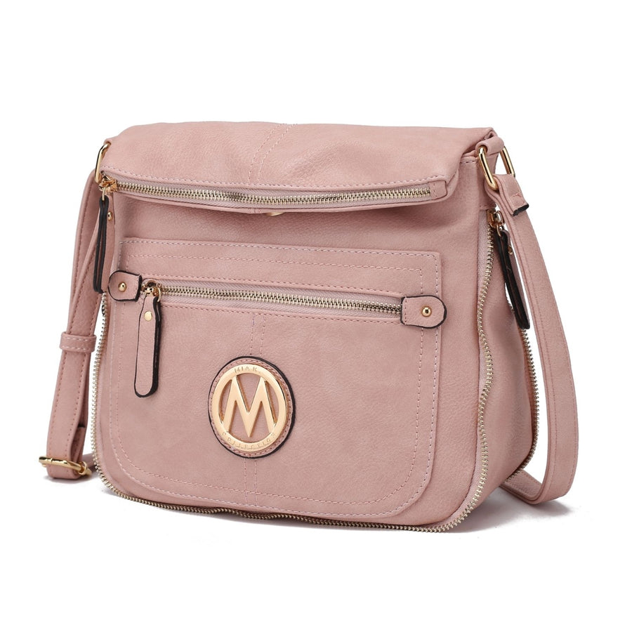 MKF Collection Luciana Crossbody Bag Multi-Functional Shoulder Bag Handbag by Mia K. Image 1