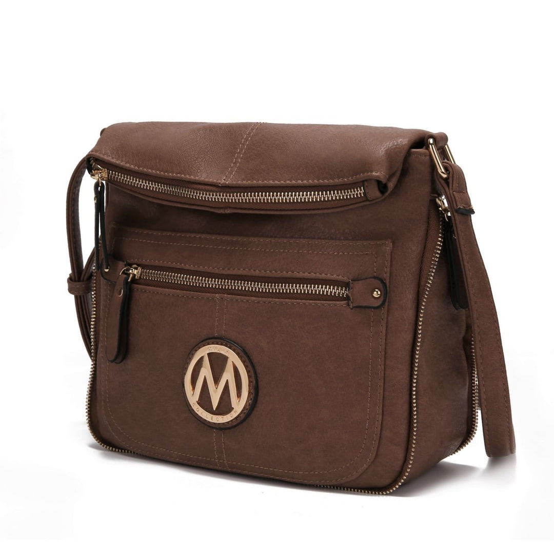 MKF Collection Luciana Crossbody Bag Multi-Functional Shoulder Bag Handbag by Mia K. Image 12