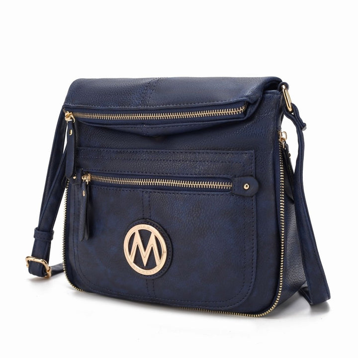 MKF Collection Luciana Crossbody Bag Multi-Functional Shoulder Bag Handbag by Mia K. Image 1