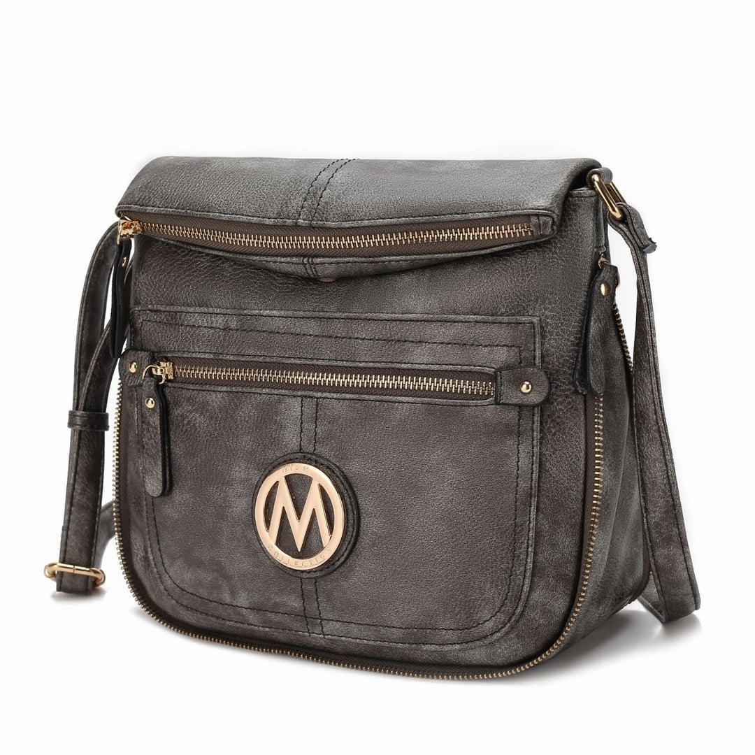 MKF Collection Luciana Crossbody Bag Multi-Functional Shoulder Bag Handbag by Mia K. Image 11