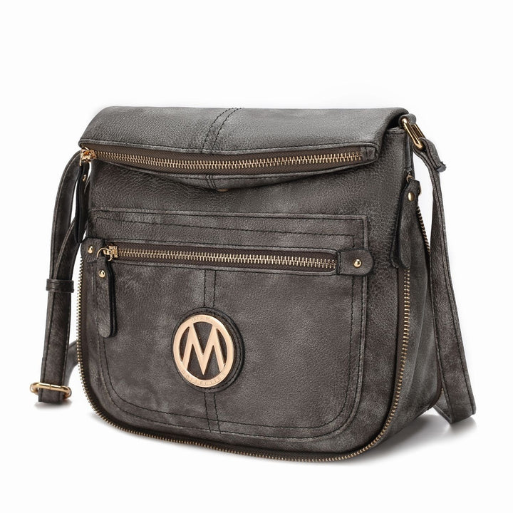 MKF Collection Luciana Crossbody Bag Multi-Functional Shoulder Bag Handbag by Mia K. Image 1