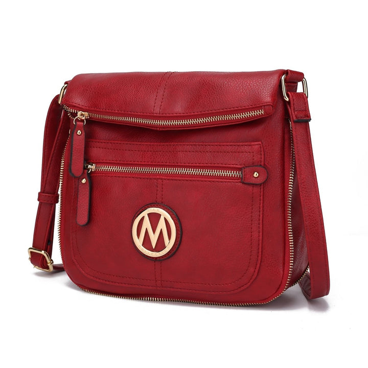 MKF Collection Luciana Crossbody Bag Multi-Functional Shoulder Bag Handbag by Mia K. Image 9