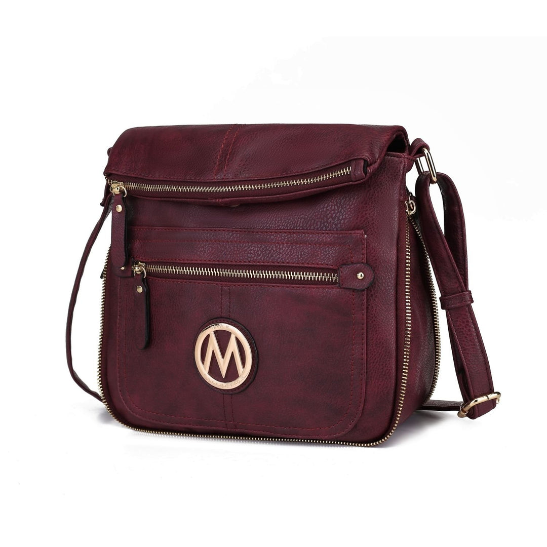 MKF Collection Luciana Crossbody Bag Multi-Functional Shoulder Bag Handbag by Mia K. Image 1