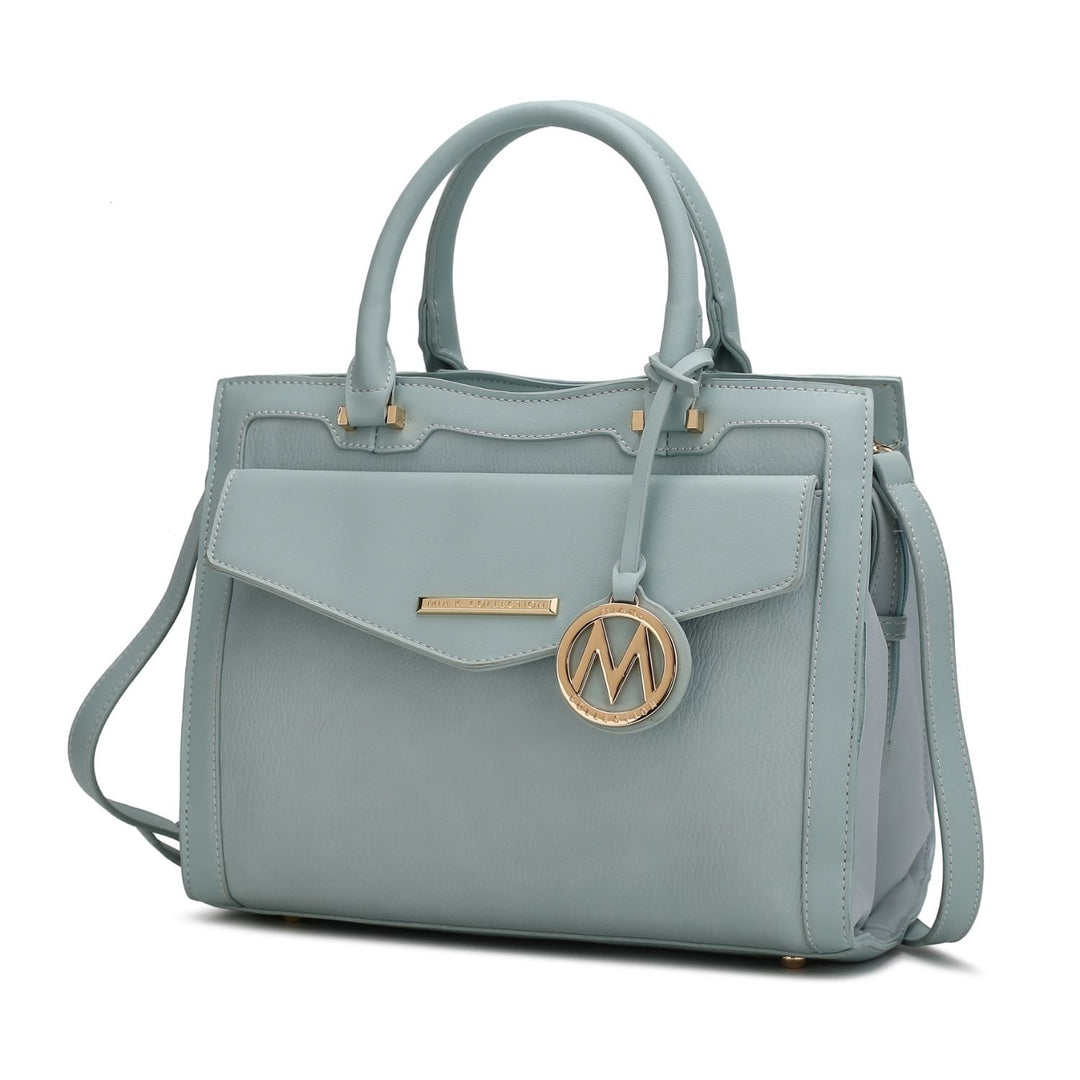Alyssa Satchel Handbag by Mia k. Image 1