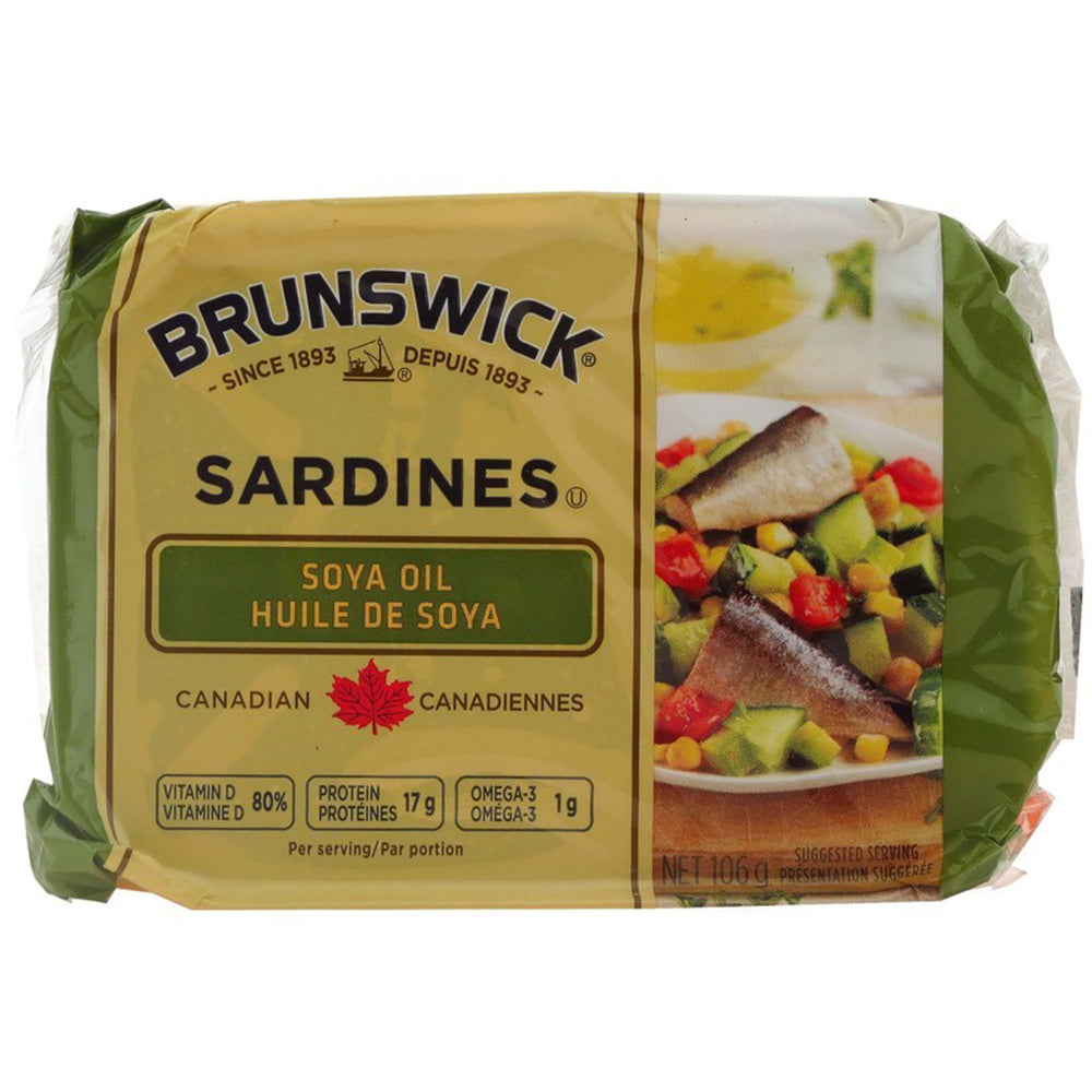 Brunswick Sardines Soya Oil 106g Image 1