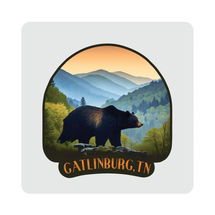 Gatlinburg Tennessee Souvenir 4 x 4 Inch Coaster Acrylic Image 1