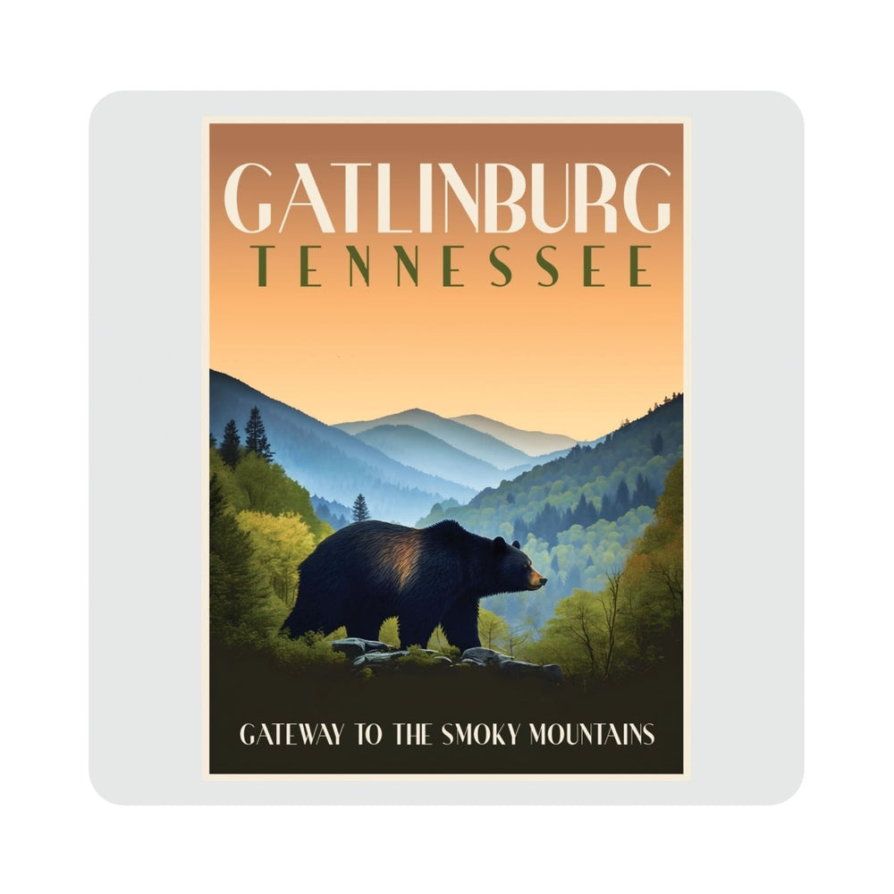 Gatlinburg Tennessee Souvenir 4 x 4 Inch Coaster Acrylic Image 2