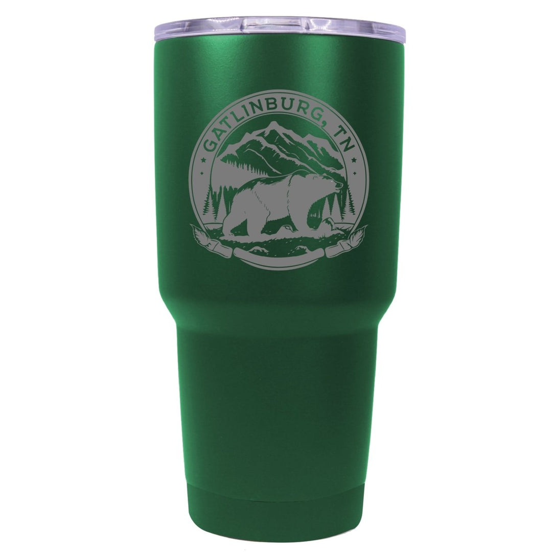 Gatlinburg Tennessee Laser Etched Souvenir 24 oz Insulated Stainless Steel Tumbler Image 1