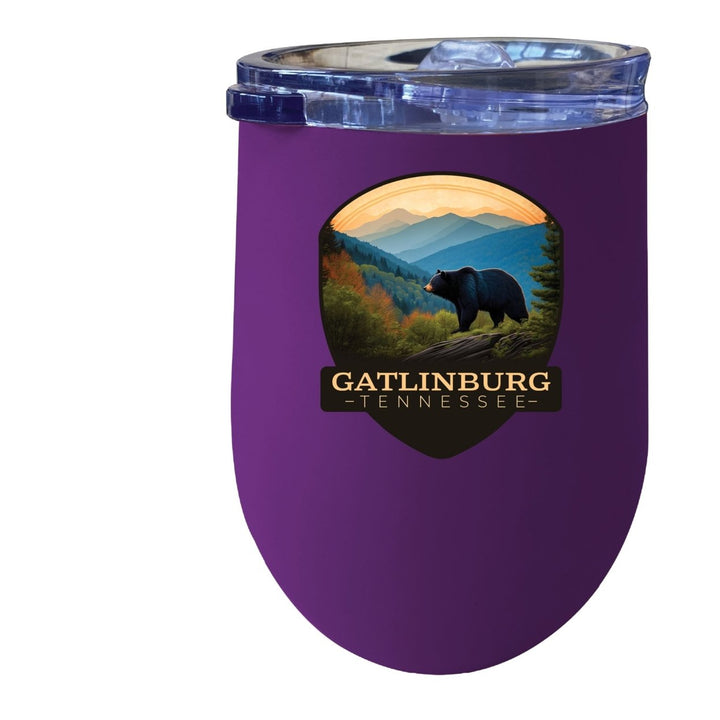 Gatlinburg Tennessee Souvenir 12 oz Insulated Wine Stainless Steel Tumbler Image 4