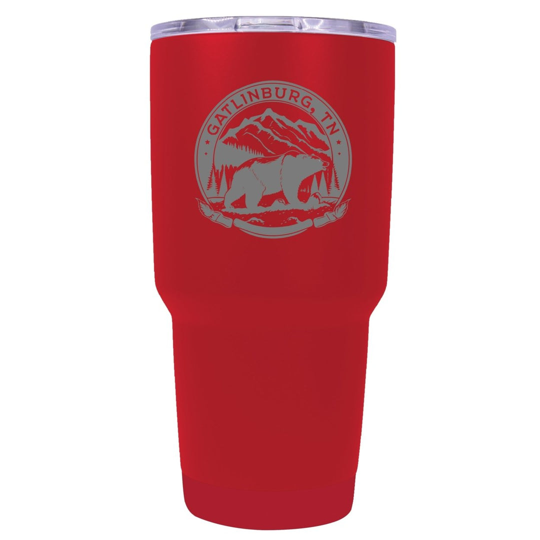 Gatlinburg Tennessee Laser Etched Souvenir 24 oz Insulated Stainless Steel Tumbler Image 1