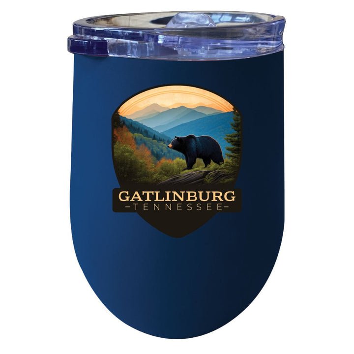 Gatlinburg Tennessee Souvenir 12 oz Insulated Wine Stainless Steel Tumbler Image 9
