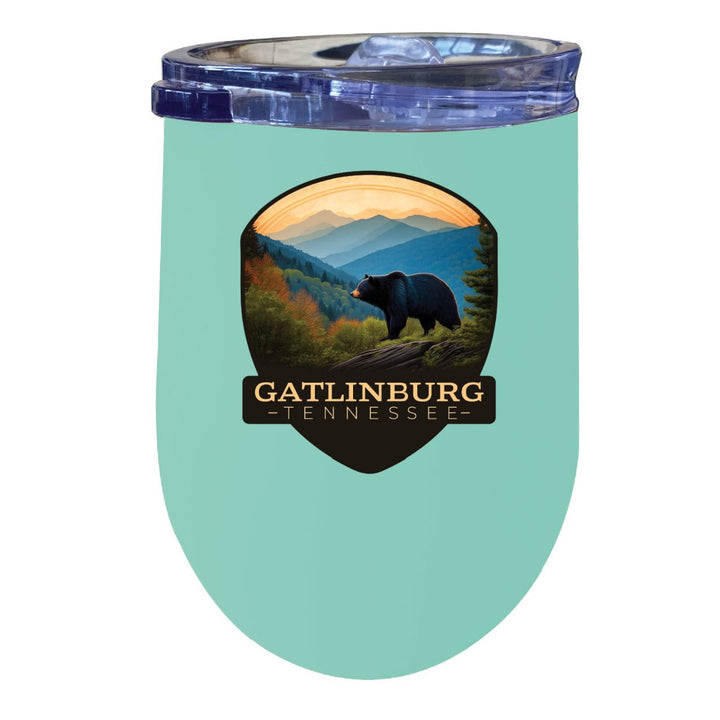 Gatlinburg Tennessee Souvenir 12 oz Insulated Wine Stainless Steel Tumbler Image 11