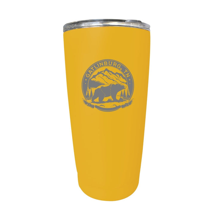 Gatlinburg Tennessee Laser Etched Souvenir 16 oz Stainless Steel Insulated Tumbler Image 10